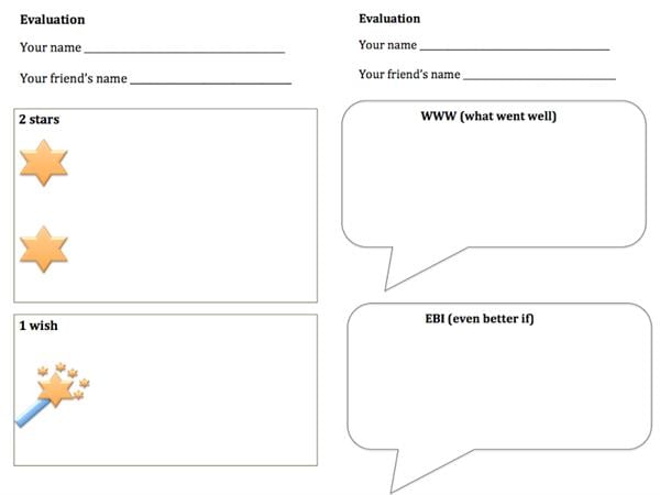 25. Computational Thinking Concepts_Evaluation_Evaluation examples An image of an evaluation sheet.